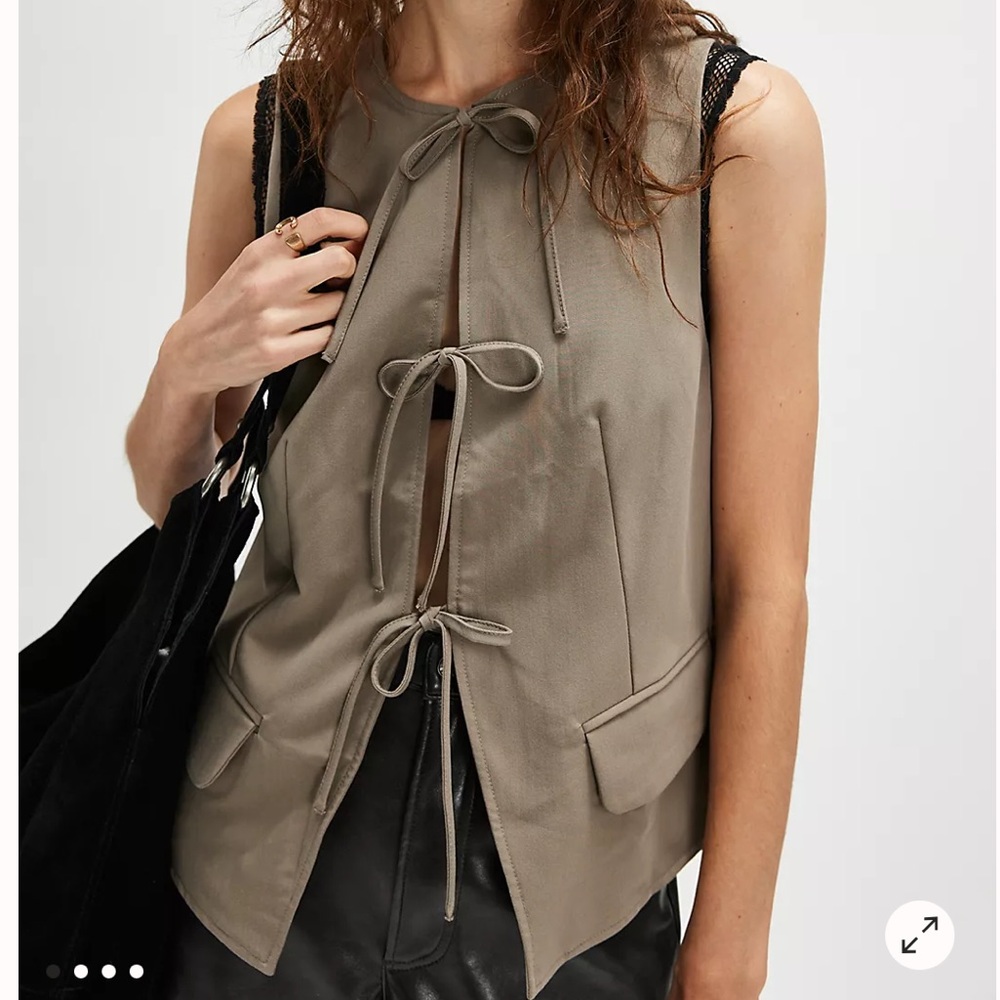 free people celia suit vest